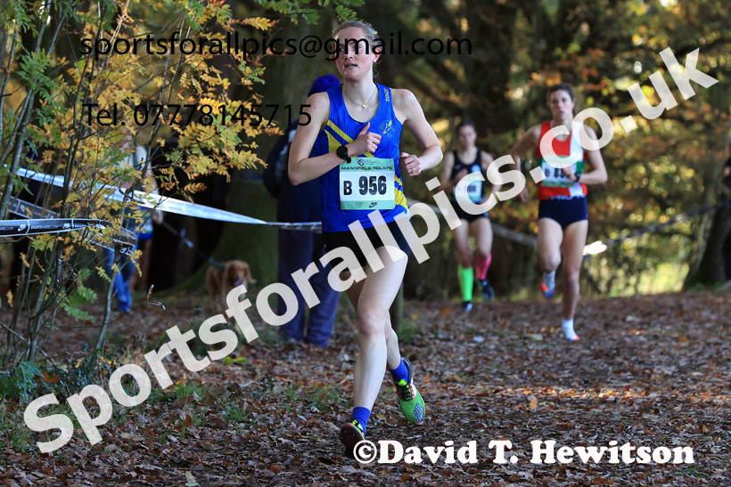 Senior Womens 2025 National Cross Country Relays, Berry Hill Park, Mansfield. Photo: David T. Hewitson/Sports for All Pics